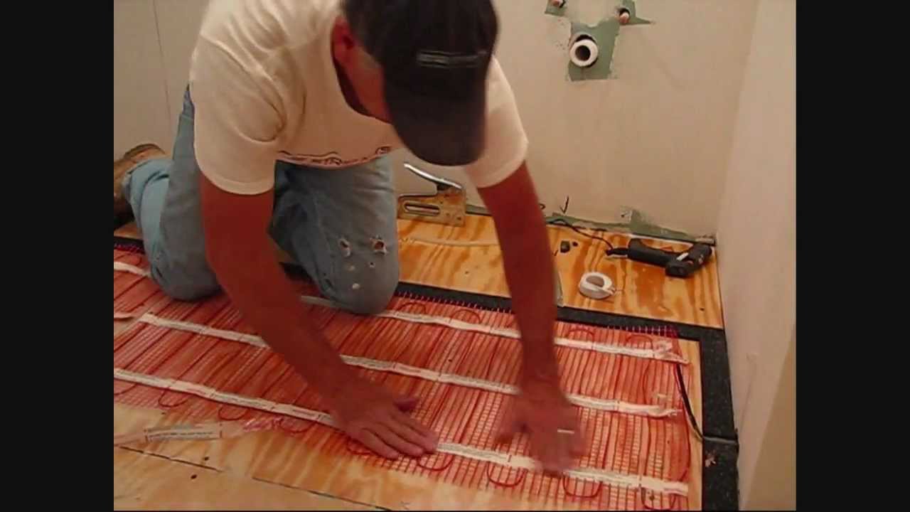 Install WARMUP Electric Floor Heating Mat Using Edge Strip Kits