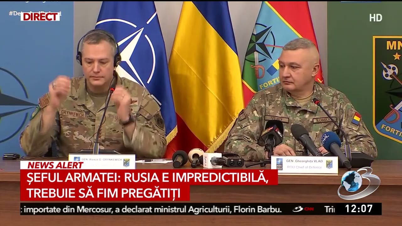 Gheorghiță Vlad: Trebuie să avem populația pregătită pentru „susținerea unui efort de război”