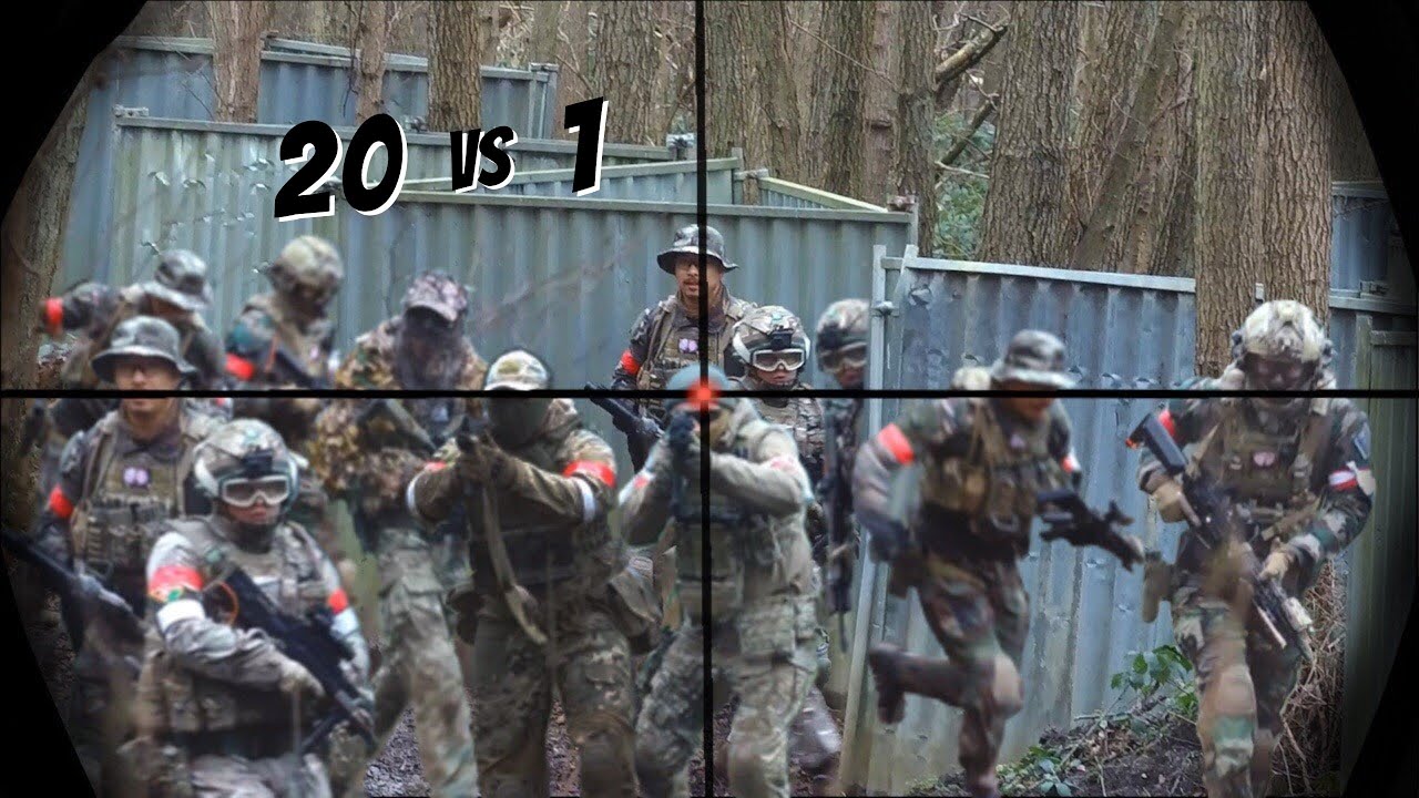 1 Bush VS 20 Guys.