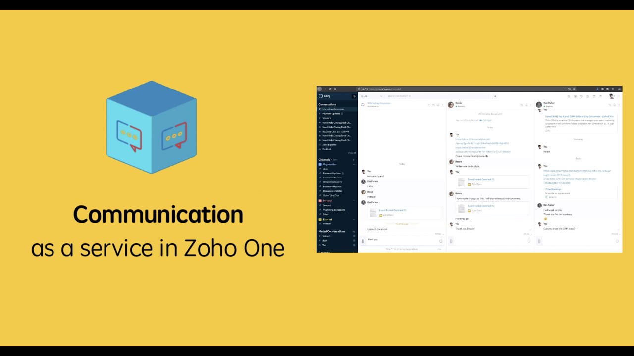 Unified Communication as a Service in Zoho One