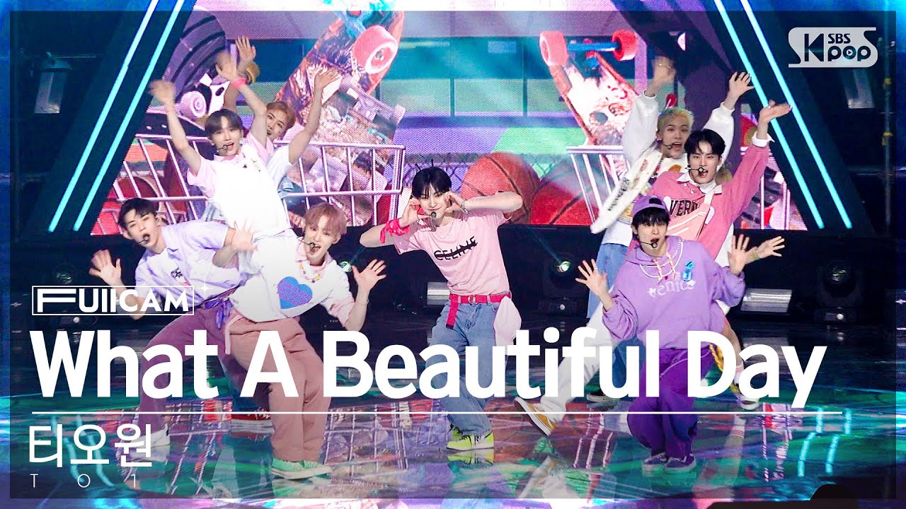 [안방1열 풀캠4K] 티오원 'What A Beautiful Day' (TO1 FullCam)│@SBS Inkigayo 220918