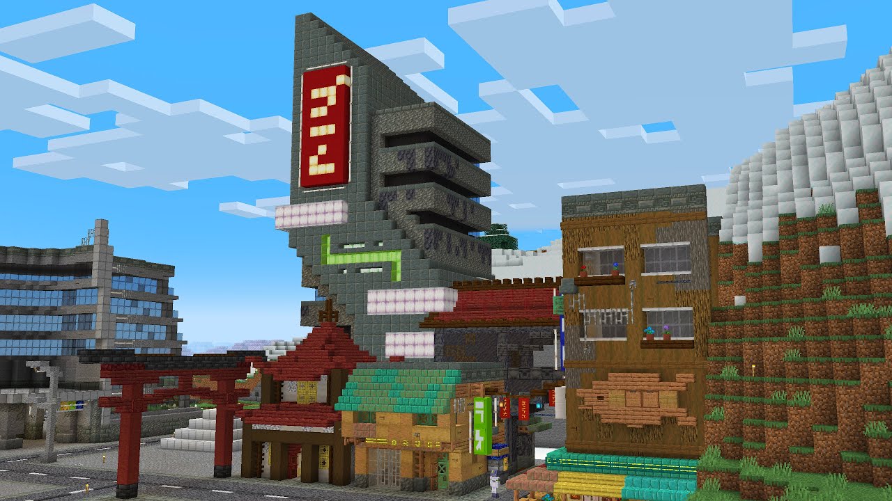 i made a cyberpunk city