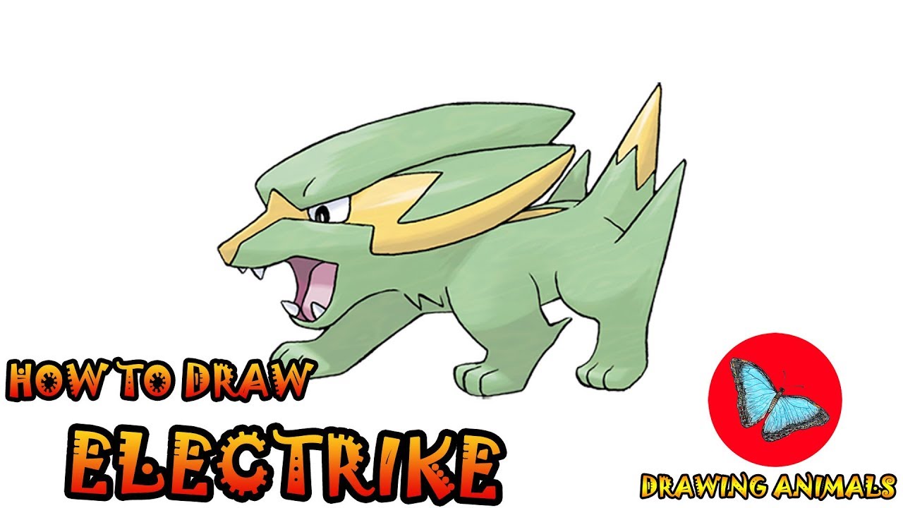 How To Draw Electrike Pokemon | Coloring and Drawing For Kids