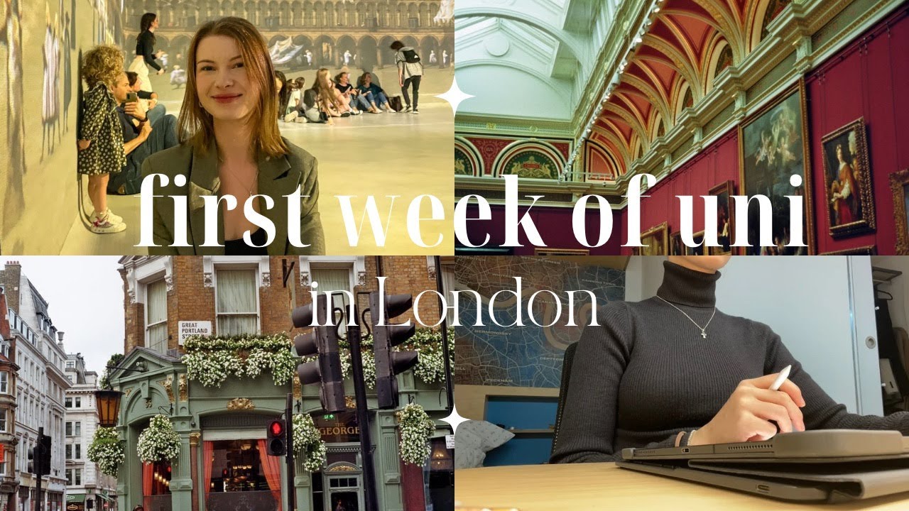 london uni vlog 🍂🕰️📚 moving to uni, freshers week, cafes