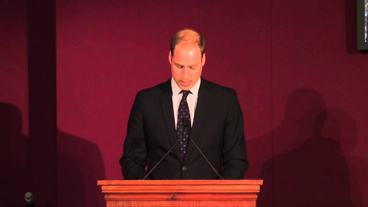 The Duke of Cambridge makes a speech at the End Wildlife Crime Conference