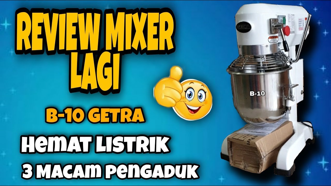 Review Planetary Mixer B 10 Getra