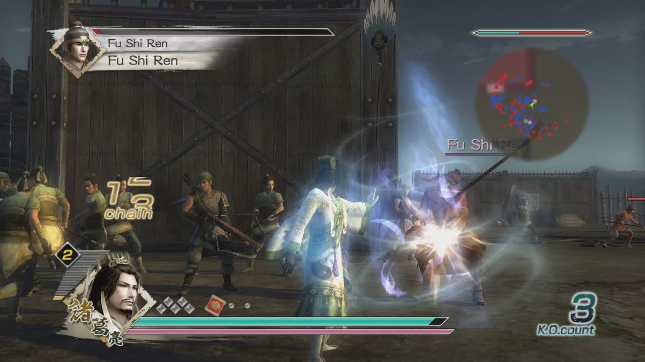 Dynasty Warriors 6 - Zhuge Liang Free Mode - Chaos Difficulty - Battle of Yi Ling