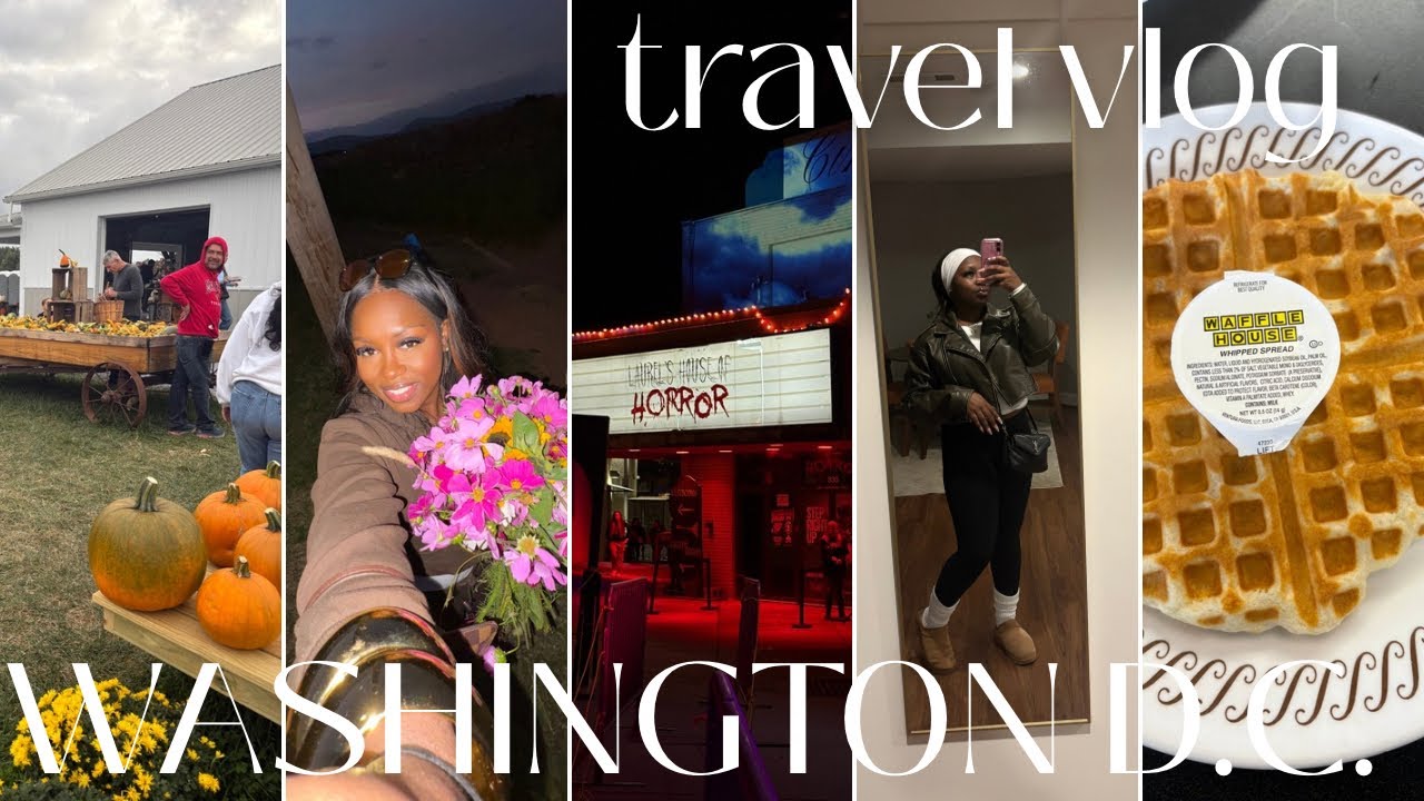 travel vlog : washington d.c. | fall szn , flower garden, haunted house | the rare breeed