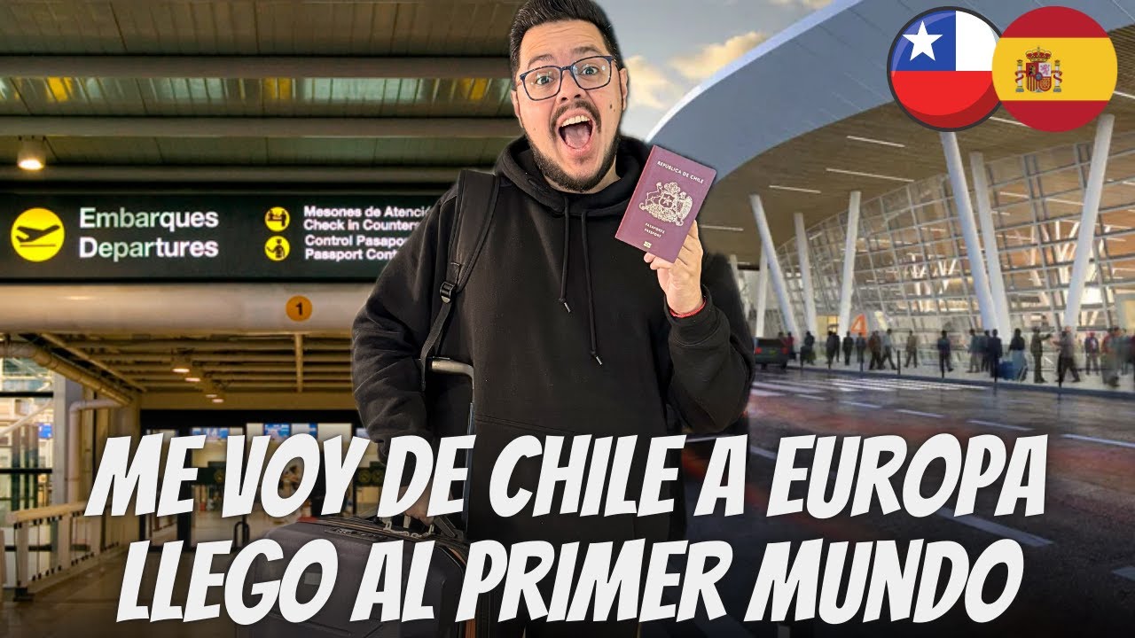 así de fácil es IRSE de CHILE a EUROPA en 17 horas por MENOS de 350 DOLARES 💲😱 esto es UN SUEÑO!