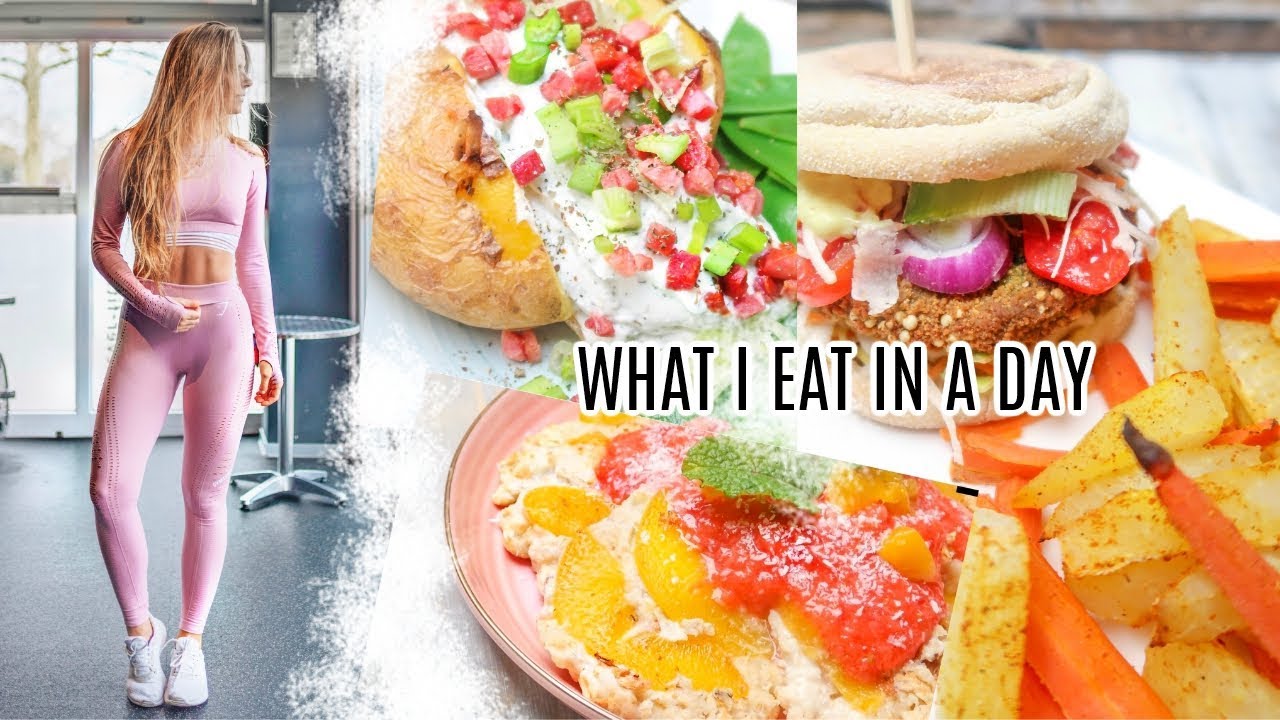 WHAT I EAT IN A DAY #37 Diät, gesund abnehmen  I Quinoaburger, Pancakes..