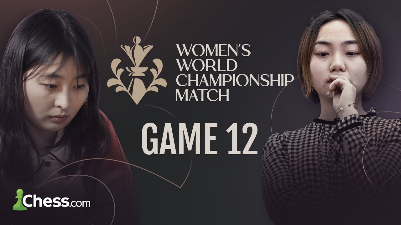 Ju Wenjun vs Lei Tingjie | Game 12 | FIDE Women's World Championship 2023