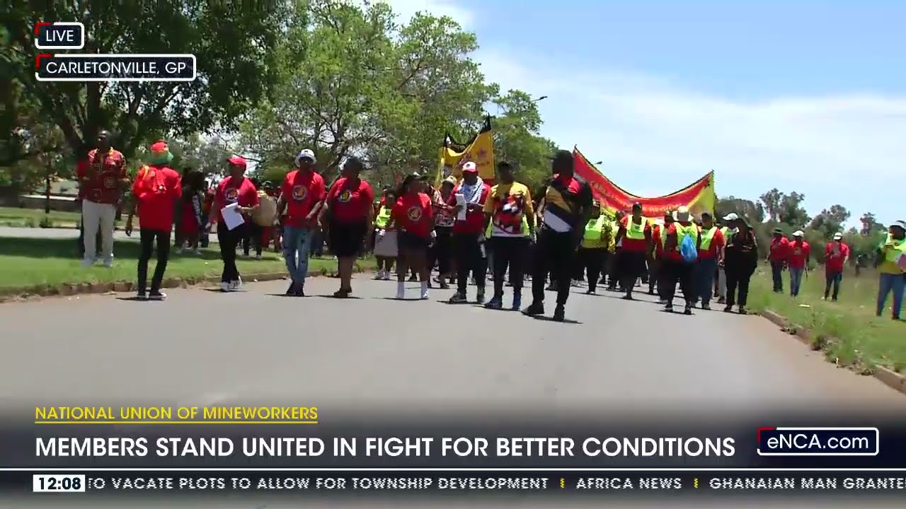 NUM members stand united in fight for better conditions