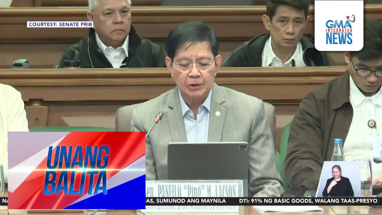 Sen. Ping Lacson – Pambabastos ang Senate minority report tungkol sa imbestigasyon... | Unang Balita