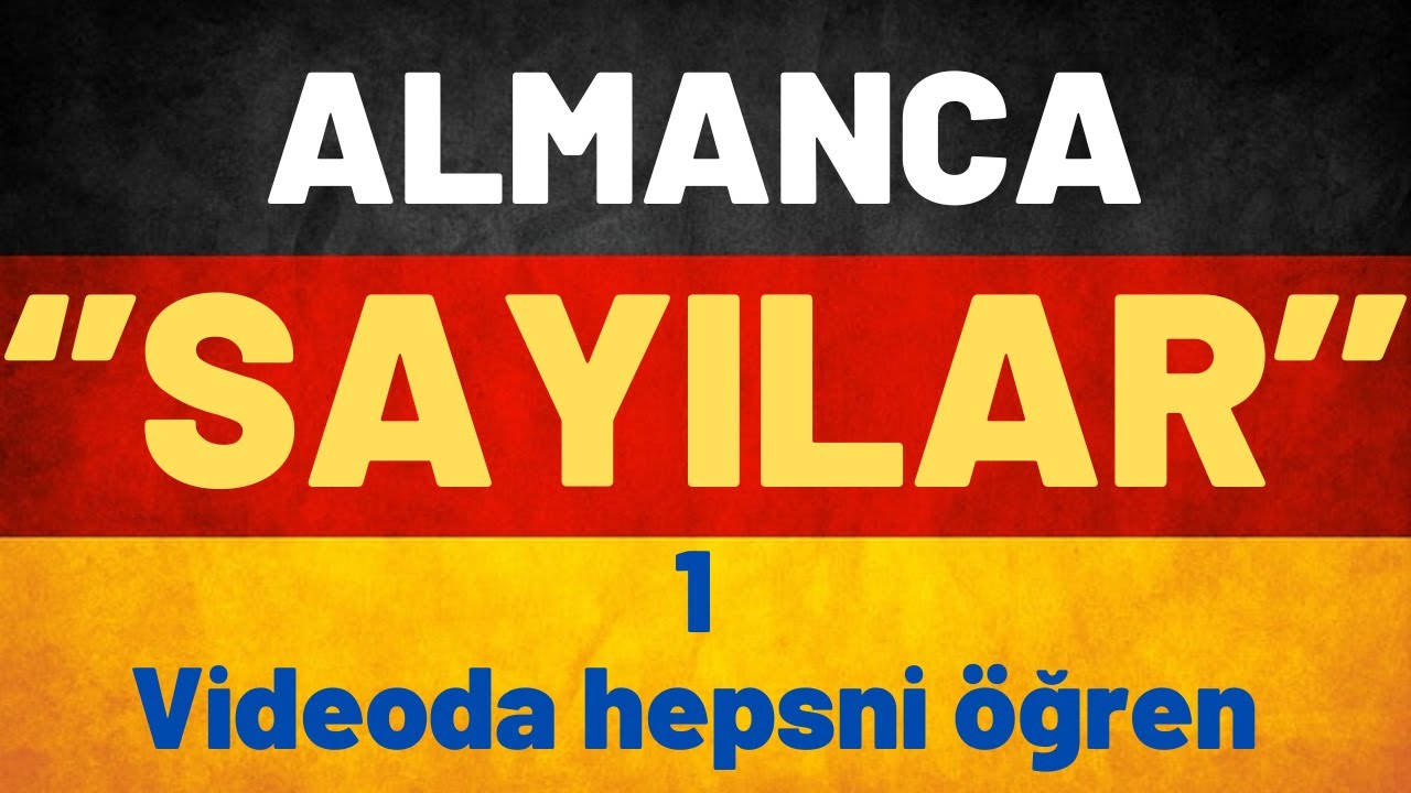 Ders 4 / Almanca Sayılar  #deutsch #deutschlernen #deutscha1 #almancaa1 #almancaöğreniyorum