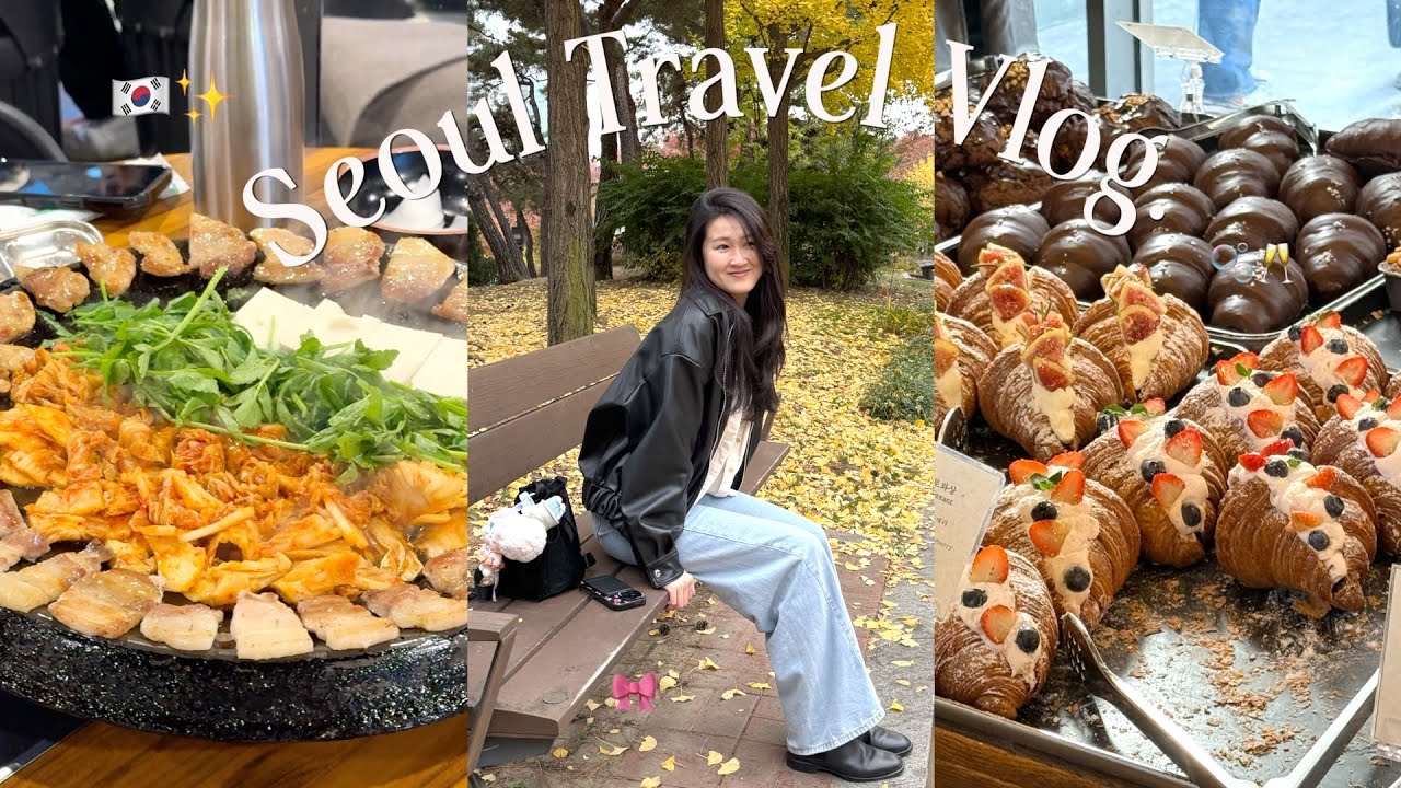 Korea Travel Vlog + Shopping Haul | Autumn days in Seoul, Delicious food, Personal color test