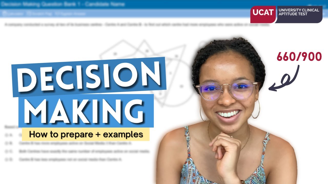 UCAT Decision Making 2020 - How to prepare + answering questions live