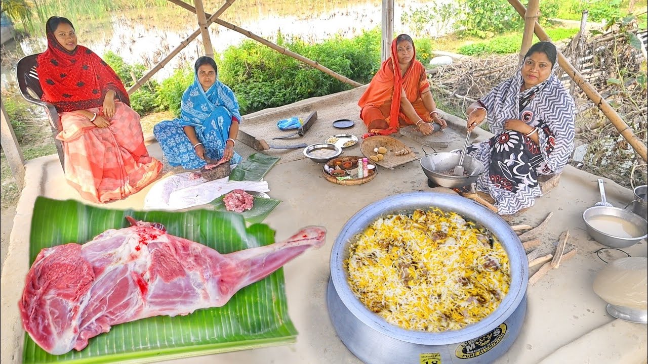 নতুন বছরের শুরুতেই মটন বিরিয়ানি রান্না করে সবাইমিলে জমিয়ে খাওয়া দাওয়া করলাম|| mutton biriyani