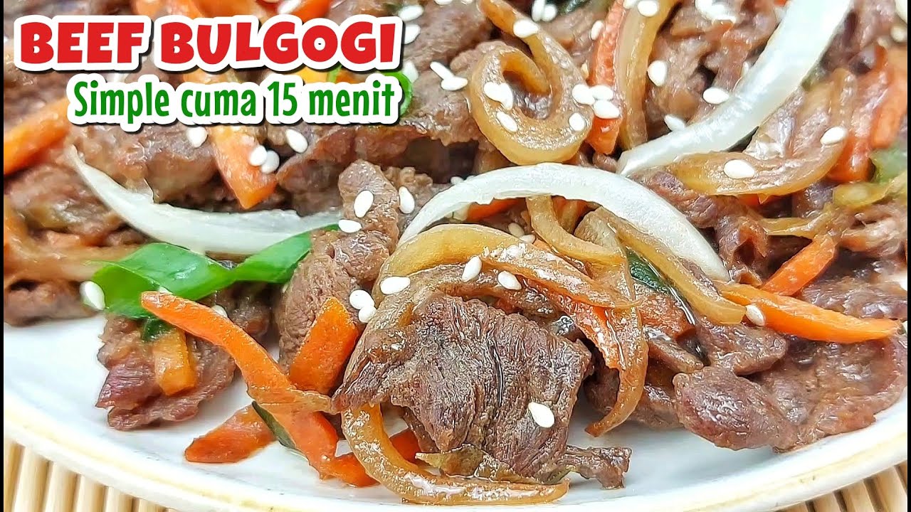 ВСЕГО ЗАНИМАЕТСЯ 15 МИНУТ!! ПРОСТОЙ И ВКУСНЫЙ БУЛЬГОГИ ИЗ ГОВЯДИНЫ