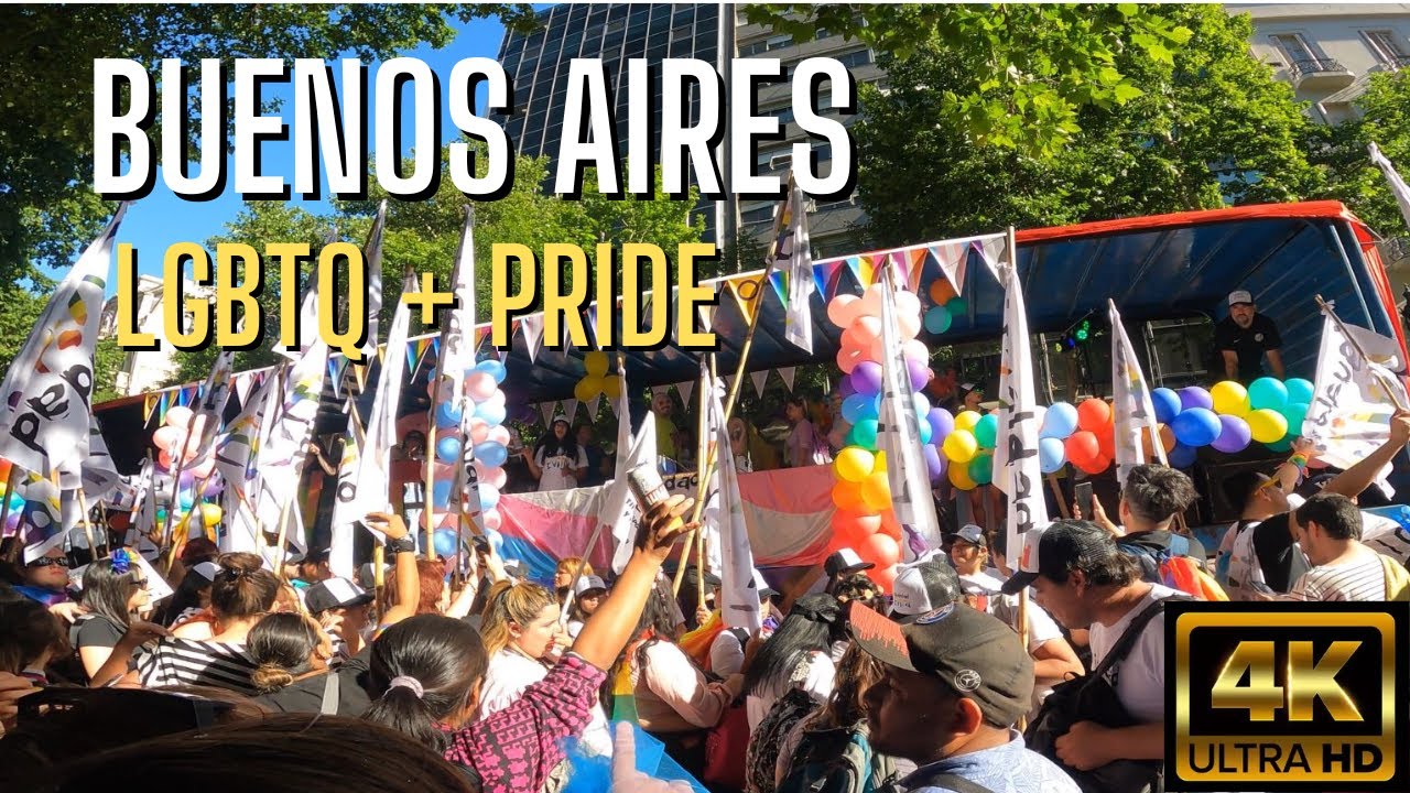 [4k] 🏳️‍🌈 Marcha del Orgullo LGBT - Buenos Aires - Argentina Noviembre 2022