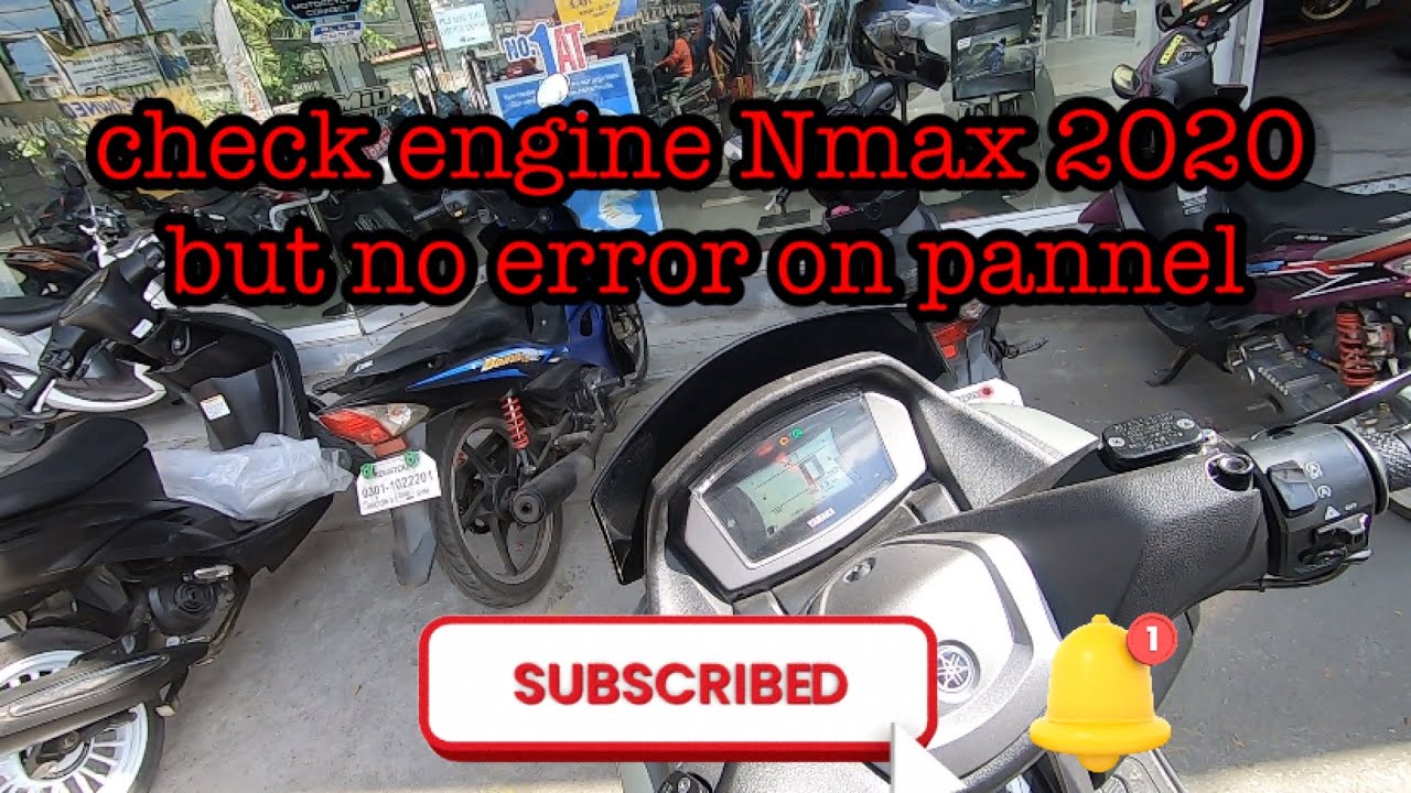 How to reset Nmax 2020 check engine issue