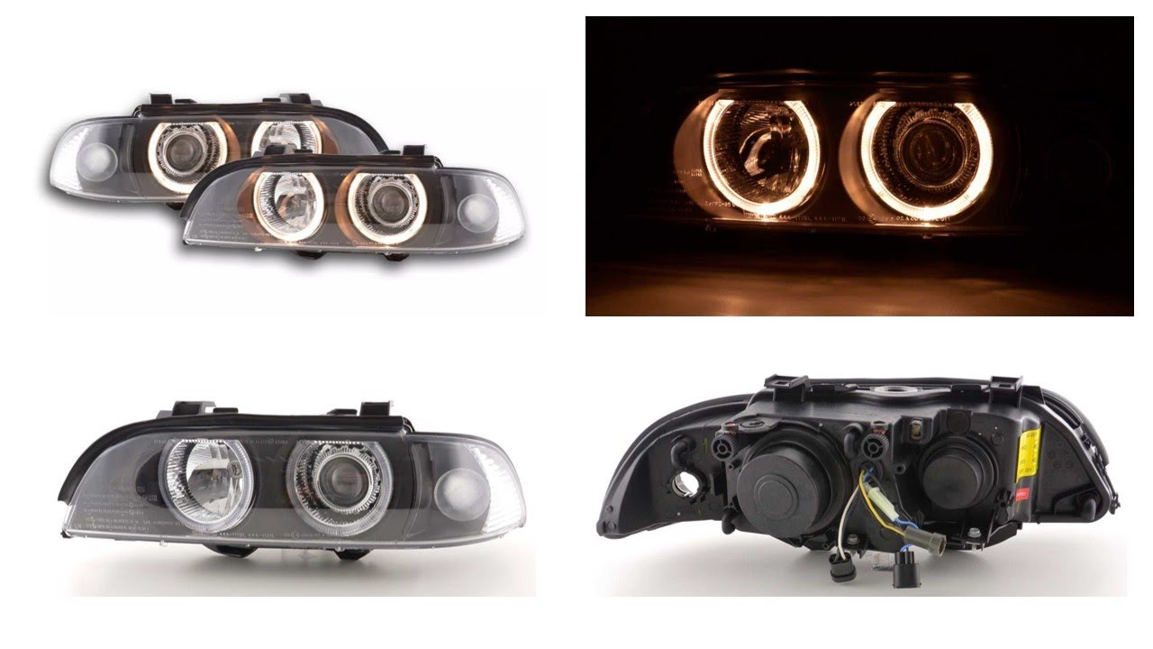 For Sale - FK Automotive LED DRL Devil Angel Eyes Projector Headlights BMW #5-series #E39 95-00 #M5