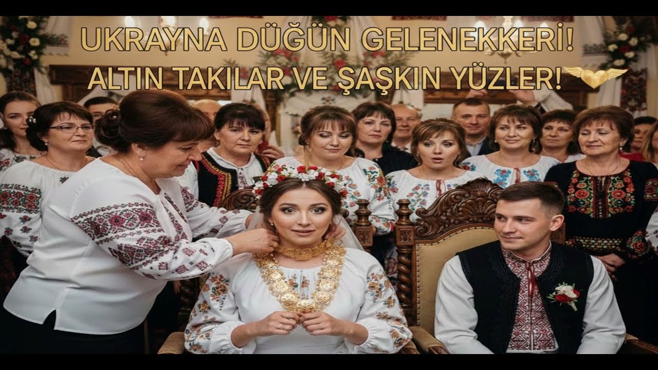 Ukrayna'da Evlilik Takı Töreni 💖 Şaşkınlıkla izleyeceksiniz
