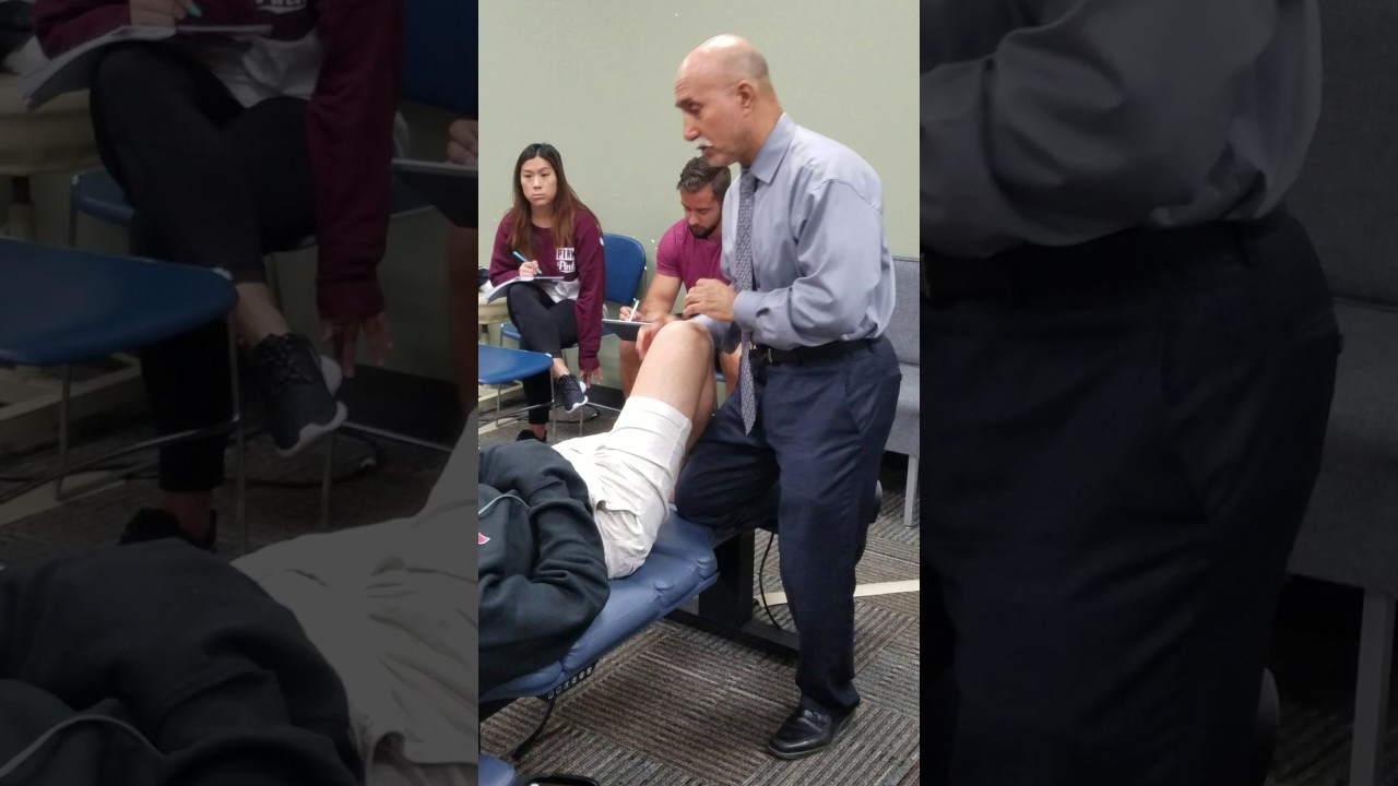 Lower Extremity- Anterior Femur Motion Palpation and Adjustment