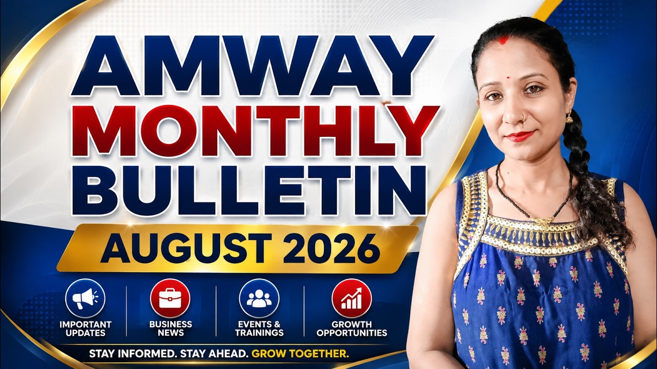 Amway Monthly Bulletin August 2026 | NFSU-NSTS Certification | Annual Sales Criteria Last Month
