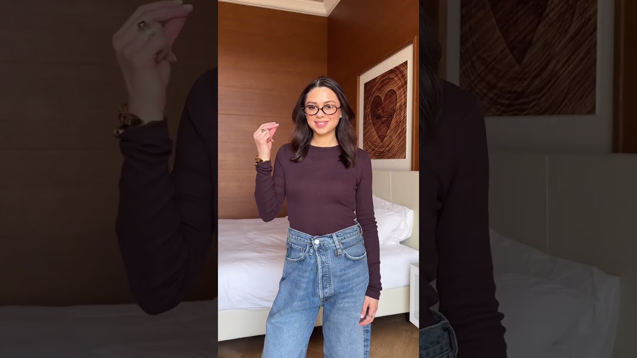 Too big jeans? 🤍🤯 Create a chic fit & upgrade your style today ✨ #PolishedLook #upgradeyourstyle