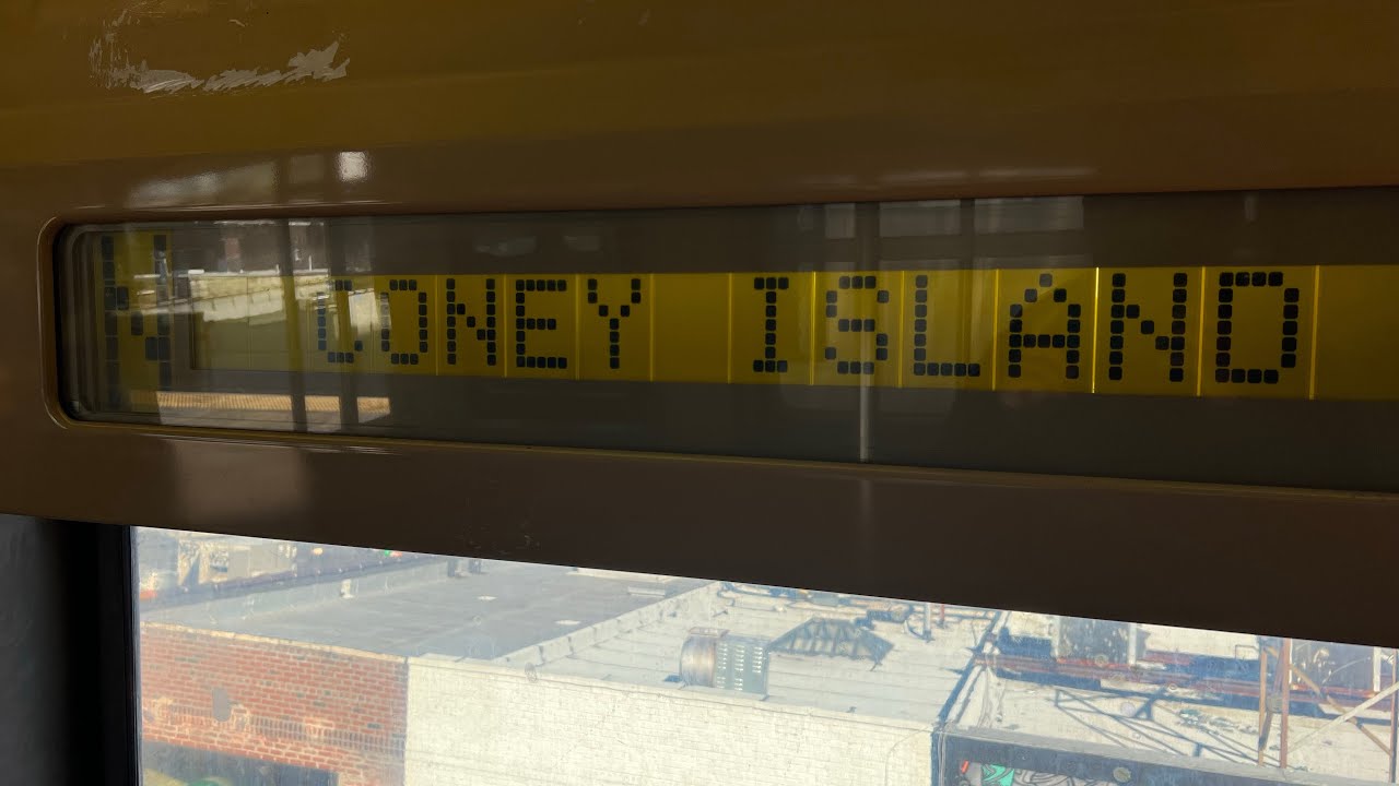 R46 (N) Train Ride from Astoria-Ditmars Blvd to Coney Island-Stillwell Avenue.