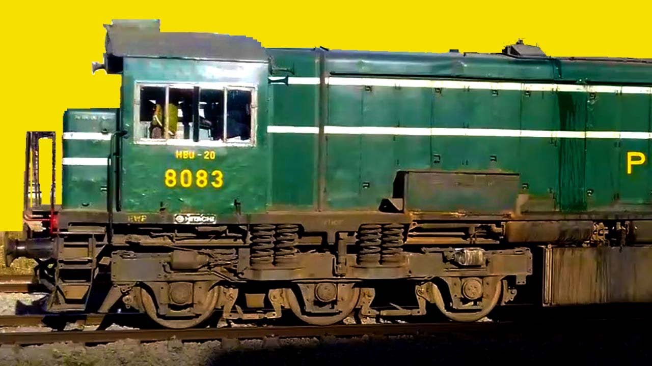 HBU-20 Locomotive | ALCo 251-C4 Chugging at bended Track