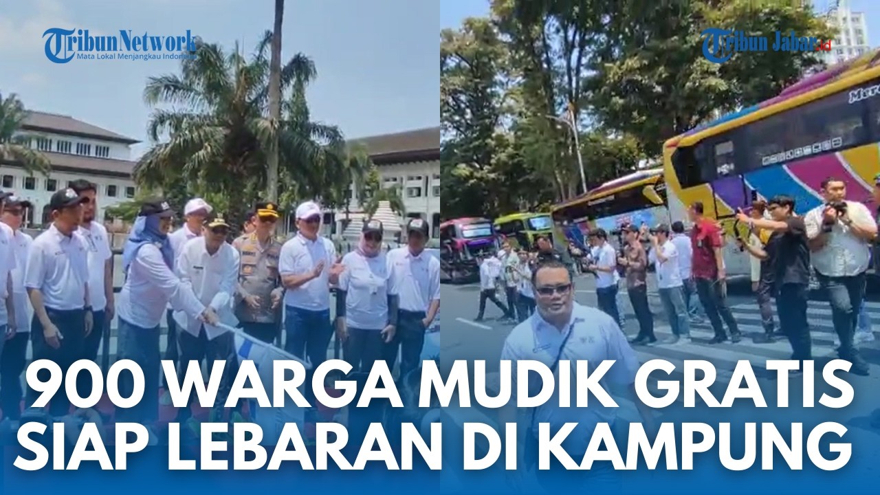 WAGUB ERWAN LEPAS PEMUDIK! Gedung Sate Jadi Titik Keberangkatan 19 Bus Mudik Gratis