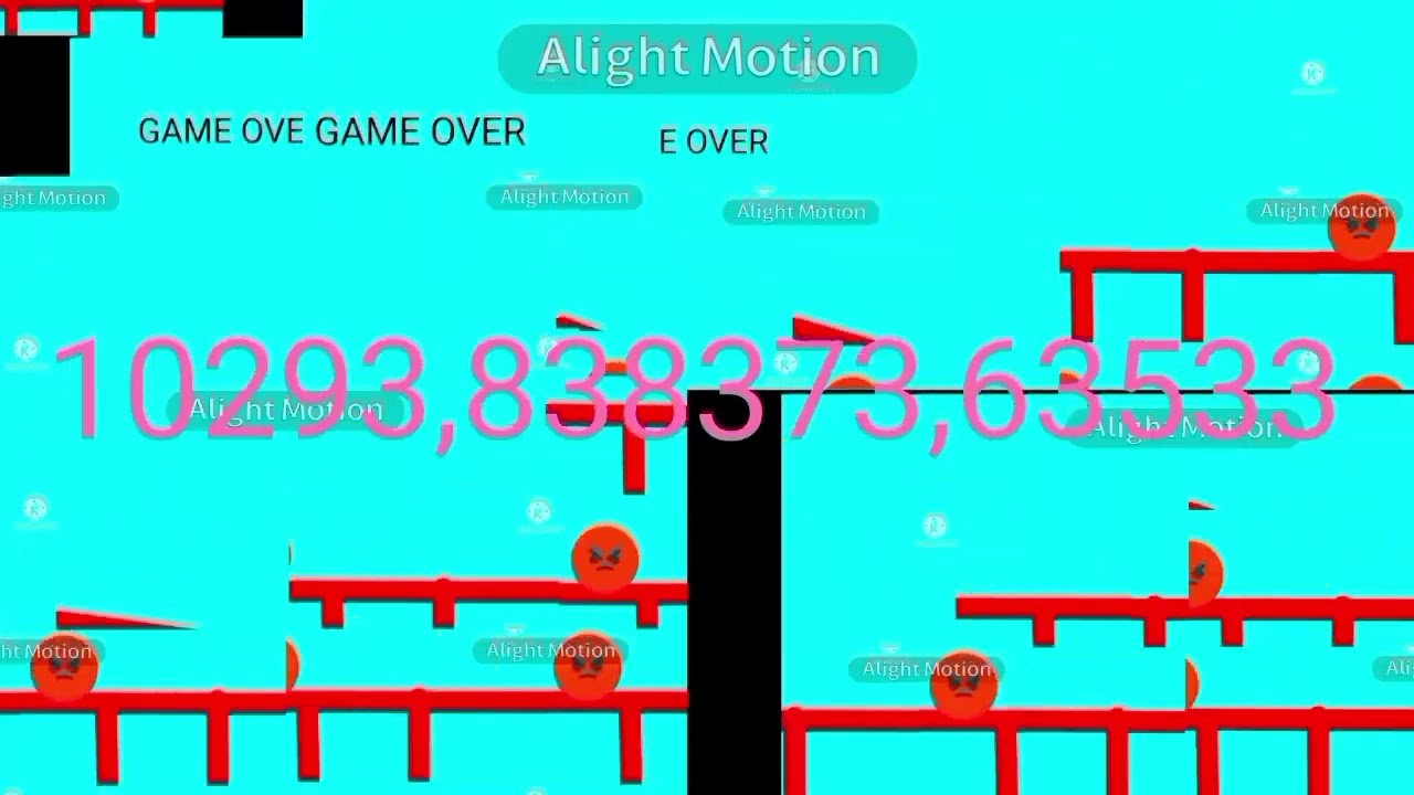 Emoji game over 184 triquintillion times but its 8x speed!