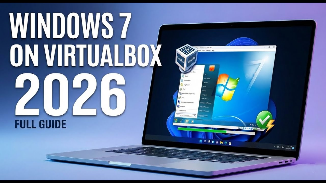 Установка Windows 7 в VirtualBox (2026) | Без ошибок | Полное руководство