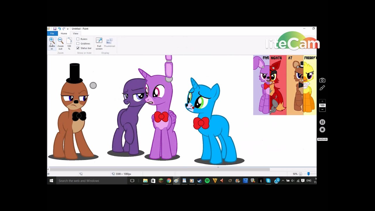 MLP {Five Nights At Freddy's} (Speed Paint)