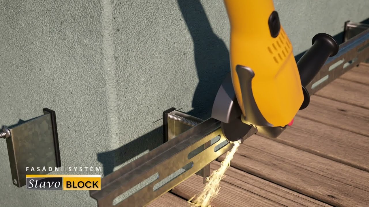 Fasáda Stavoblock - 2. Montáž nosné konstrukce