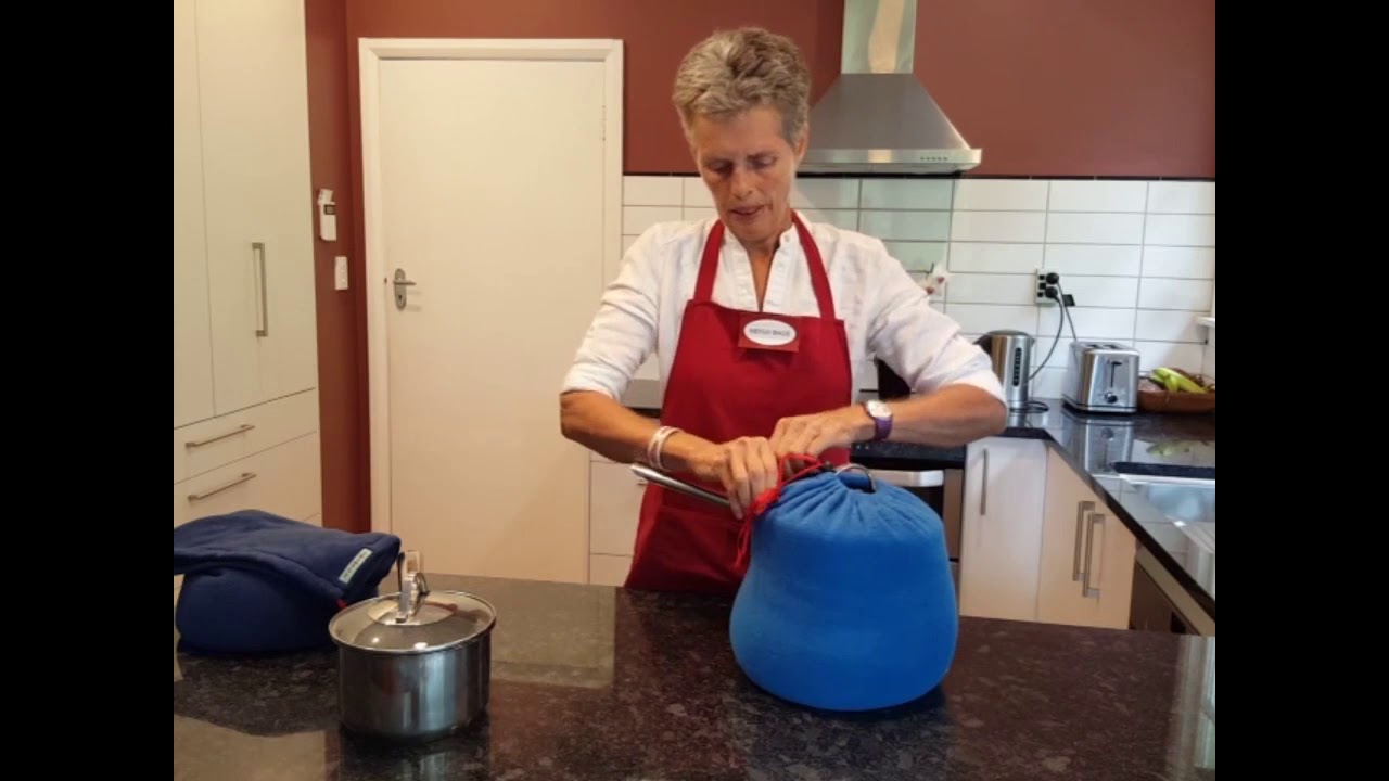Heat retention cooking in a Heylo bag