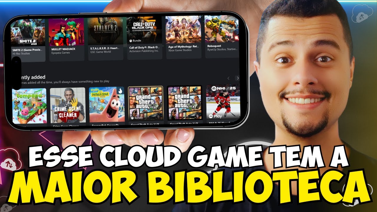 ESSE CLOUD GAME TEM A MELHOR BIBLIOTECA DE JOGOS NA NUVEM !