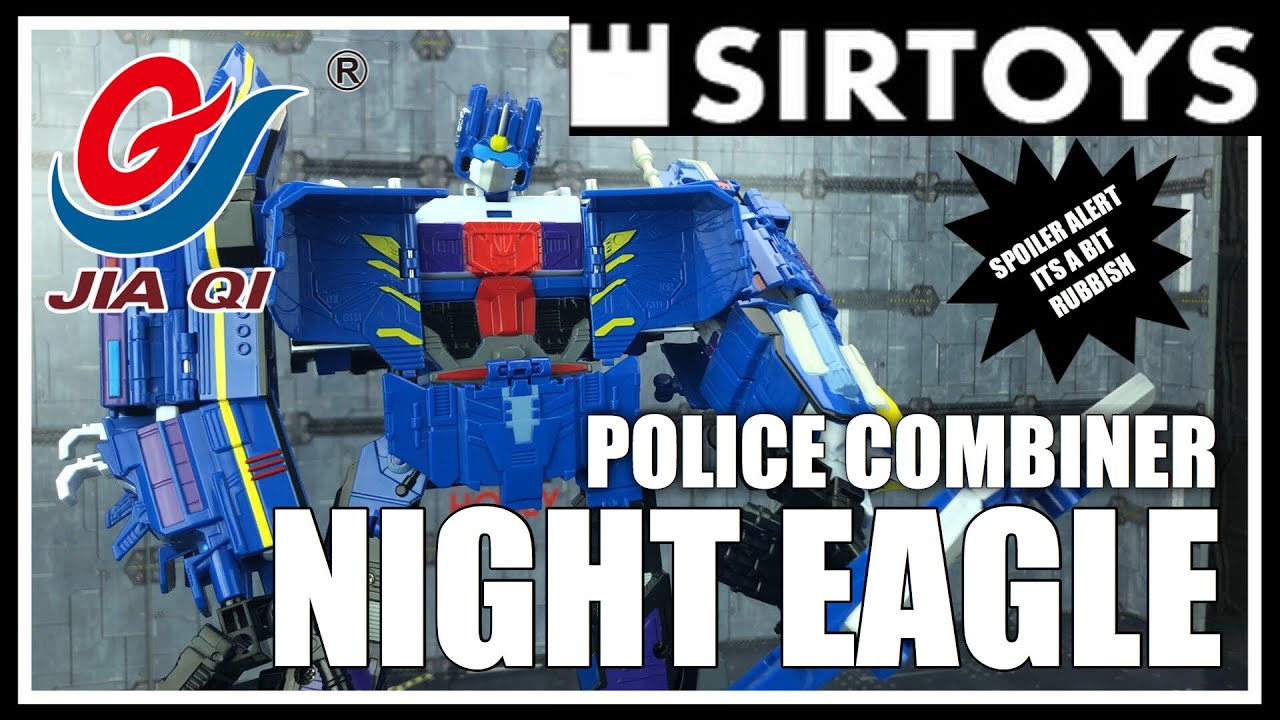 Jai-Qi JAKI Police Combiner Night Eagle Transformers Combiner Wars