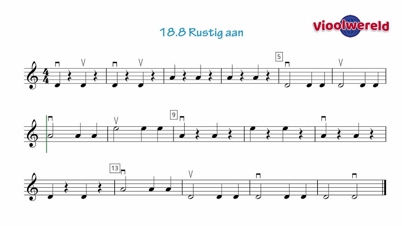 18.8 Rustig aan