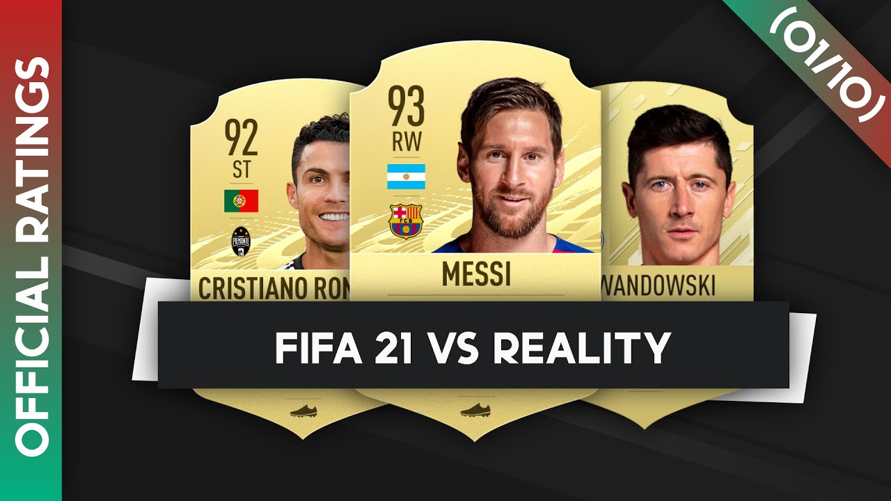 FIFA 21 vs. Reality  TOP 100 Player Ratings | (01/10)
