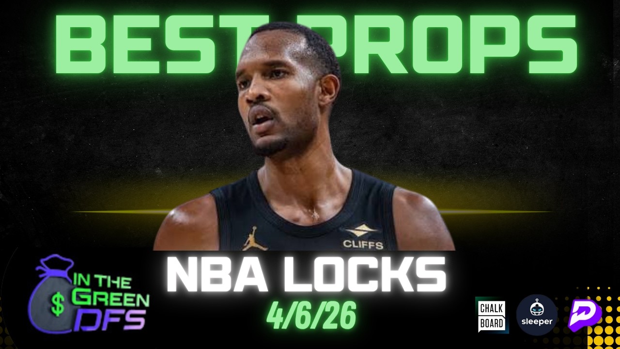 BEST NBA PROPS TODAY | BEST 5 BETS | MONDAY 4/6/26 | BONUS MLB BET 🔥
