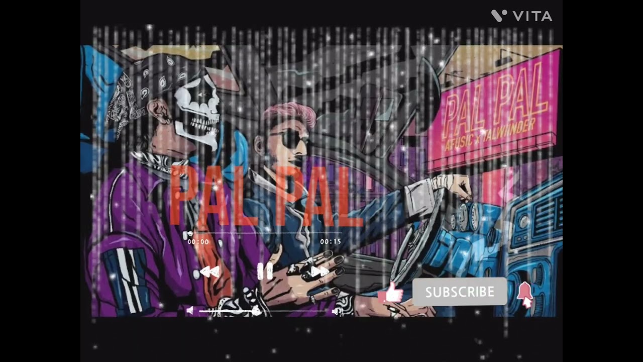 Afusic – Pal Pal with @Talwiinder (Official Visualiser) Prod. @AliSoomroMusic 