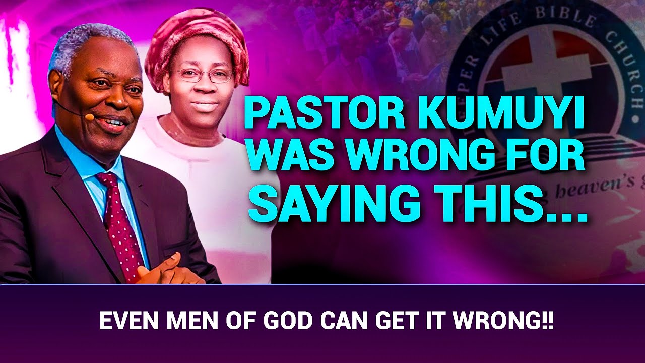 Why Pastor Kumuyi Was Wrong For Saying This...#pastorkumuyi