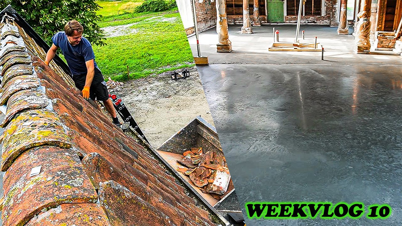 BETON STORTEN & DAK DEMONTEREN - BOUWBAKKERS WEEKVLOG #10