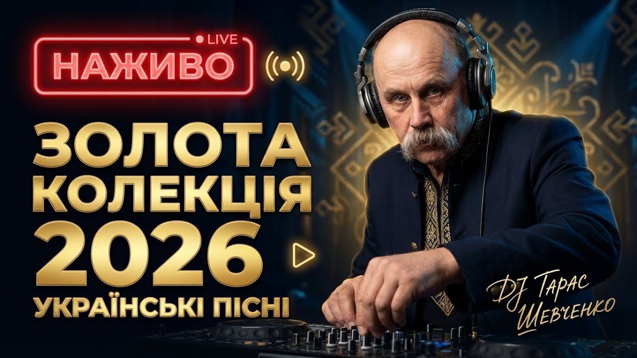 🎶 Українські Пісні 2026 • DJ Тарас Шевченко • Музика Поруч • LIVE