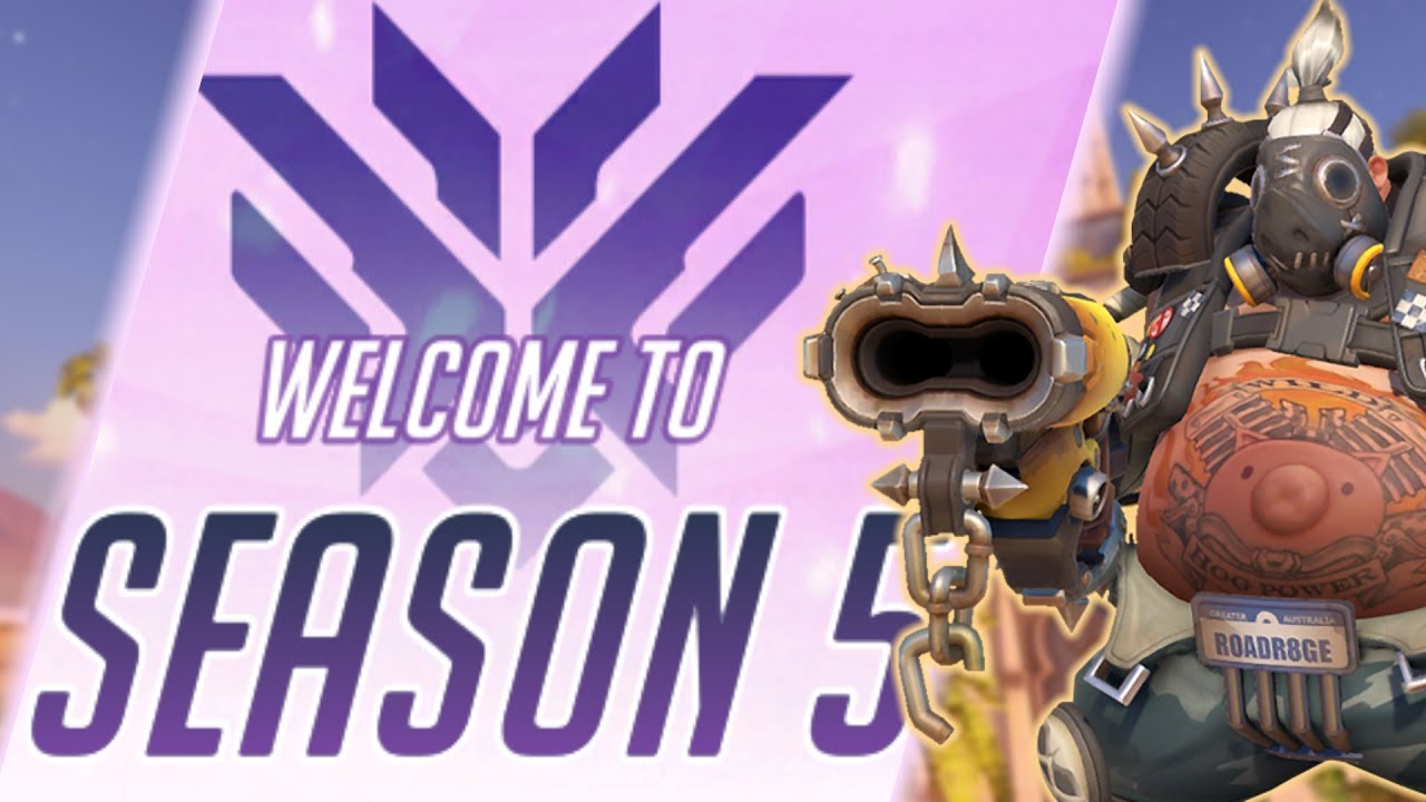 Overwatch - ENJOYING SOME ROADHOG WHILE I STILL CAN! Season 5 Placements