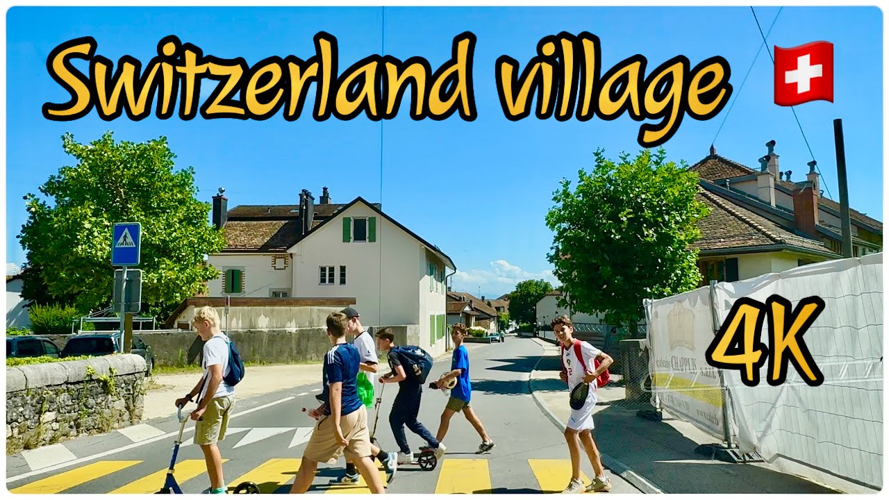 Driving in Switzerland | Trelex -VD village to go take | Harvey How to look village, | RAC🇨🇭#101#