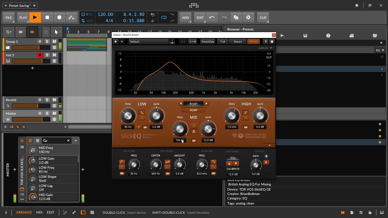 Workflow Efficiency - Customized Presets