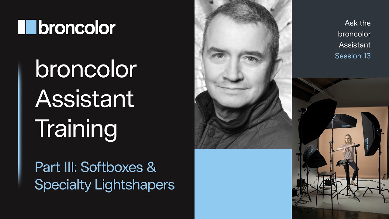 broncolor Assistant Training Part Ill: Softboxes & Specialty Lightshapers